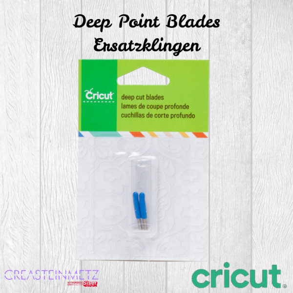 CreaSteinmetz Cricut Deep Point Blade / 2 Ersatzmesser